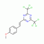 2-(4-METHOXYSTYRYL)-4,6-BIS (TRICHLOROME