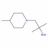 2-Methyl-1-(4-methylpiperidino)-2-propanamine , 97%