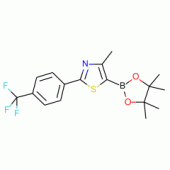 4-methyl-5-(4,4,5,5-tetramethyl-1,3,2-dioxaborolan-2-yl)-2-[4-(trifluoromethyl)phenyl]-1,3-thiazole , 97%