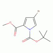 Methyl 4-bromopyrrole-2-carboxylate, N-BOC protected