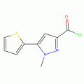 1-Methyl-5-thien-2-yl-1H-pyrazole-3-carbonyl chloride , Tech.