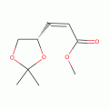 METHYL (S)-(+)-3-(2,2-DIMETHYL-1,3-DIOXO LAN-4-YL)-CIS-2-PROPENOATE, 85%