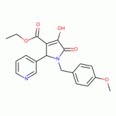 1-(4-Methoxybenzyl)-3-hydroxy-4-ethoxycarbonyl-5-(3-pyridyl)-3-pyrrolin-2-one