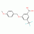 3-(4-Methoxy)benzyloxy-5-(trifluoromethyl)benzeneboronic acid 98%