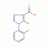 5-Methyl-1-(2-methylphenyl)-1H-pyrazole-4-carboxylic acid , 97%