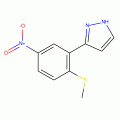 3-[2-(Methylthio)-5-nitrophenyl]-1H-pyrazole, 97%