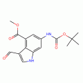 Methyl 6-N-Boc-amino-3-formyl-1H-indole-4-carboxylate