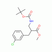 Methyl 2-N-Boc-2-aminomethyl-3-(3-chloro-phenyl)-propionate