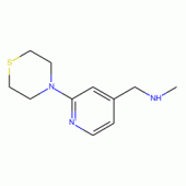 N-Methyl-(2-thiomorpholinopyrid-4-yl)methylamine, 97%