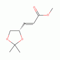 METHYL (S)-(+)-3-(2,2-DIMETHYL-1,3- DIOXOLAN-4-YL)-TRANS-2-PROPENOATE, 93%