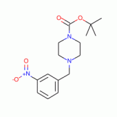 4-(3-Nitrobenzyl)piperazine, N1-BOC protected 97%