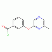 3-[(6-Methylpyrazin-2-yl)oxy]benzoyl chloride 97%