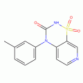 4-(3-Methylphenyl)-2H-pyrido[4,3-e]-1,2,4-thiadiazin-3(4H)-one 1,1-Dioxide  (Torsemide impurity)
