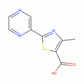 4-Methyl-2-(2-pyrazinyl)-1,3-thiazole-5-carboxylic acid , 97%