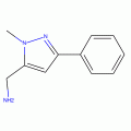 (1-Methyl-3-phenyl-1H-pyrazol-5-yl)methylamine, 97%