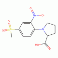 1-[4-(Methylsulfonyl)-2-nitrophenyl]pyrrolidine-2-carboxylic acid