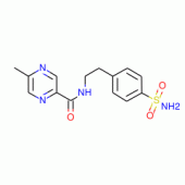4-(β-(5-Methylpyrazine-2-carboxy-amido)ethyl)benzene Sulfonamide