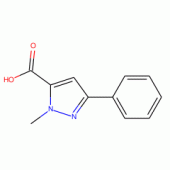 1-Methyl-3-phenyl-1H-pyrazole-5-carboxylic acid , 97%