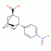 3-(4-Nitrophenyl)adamantane-1-carboxylic acid , 97%