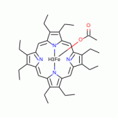 2,3,7,8,12,13,17,18-OCTAETHYL-21H,23H-PO RPHINE IRON(III) ACETATE, 97%