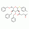 (3S,4R,5R,6S)-4-Oxo-pentanoic acid 4,5-bis-benzyloxy-6-benzyloxymethyl-2-p-tolylsulfanyl-tetrahydro-pyran-3-yl ester