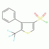 4-Phenyl-5-(trifluoromethyl)thiophene-3-sulfonyl chloride , Tech.