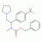 1-Pyrrolidin-2-(4'-trifluoromethylphenyl)-2-(N-Cbz-N-methyl)amino-ethane