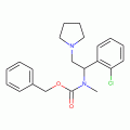 1-Pyrrolidin-2-(2'-chlorophenyl)-2-(N-Cbz-N-methyl)amino-ethane