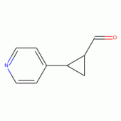 2-(Pyridin-4-yl)cyclopropane-1-carboxaldehyde, tech