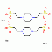 Piperazine-N,N'-bis-(2-ethanesulphonic acid)sesquisodium salt >96%