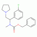 1-Pyrrolidin-2-(3'-chlorophenyl)-2-(N-Cbz-N-methyl)amino-ethane