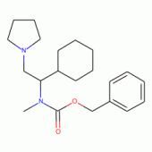 1-Pyrrolidin-2-cyclohexyl-2-(N-Cbz-N-methyl)amino-ethane