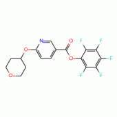 Pentafluorophenyl 6-(tetrahydropyran-4-yloxy)nicotinate , 97%