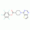 Pentafluorophenyl 1-thieno[3,2-d]pyrimidin-4-ylpiperidine-4-carboxylate , 90%