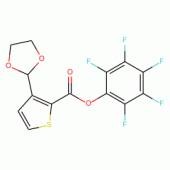 Pentafluorophenyl 3-(1,3-dioxolan-2-yl)thiophene-2-carboxylate, 97%