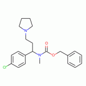 1-Pyrrolidin-3-(4'-chlorophenyl)-3-(N-Cbz-N-methyl)amino-propane