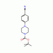 4-(Piperazin-4-yl)benzonitrile, N1-BOC protected 97%