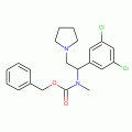 1-Pyrrolidin-2-(3',5'-dichlorophenyl)-2-(N-Cbz-N-methyl)amino-ethane
