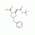 trans-racemic-1-Benzyl-4-tert-butoxycarbonylamino-pyrrolidine-3-carboxylic acid