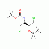 2S-t-Butyldimethylsilyloxy-3R-(t-Boc)-amino-1,4-dichlorobutane