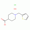 1-(Thien-2-ylmethyl)piperidine-4-carboxylic acid hydrochloridehydrate , 97%
