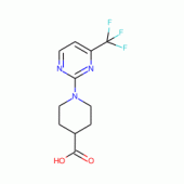 1-[4-(Trifluoromethyl)-2-pyrimidinyl]-4-piperidinecarboxylic acid , 97%