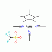 Tris(acetonitrile)pentamethylcyclopentadienylruthenium(II)trifluoromethanesulfonate,min.98%
