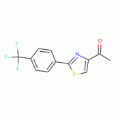 1-{2-[4-(Trifluoromethyl)phenyl]-1,3-thiazol-4-yl}ethan-1-one , 97%