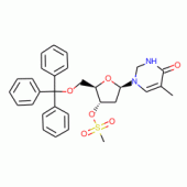 5'-O-TRITYL-3'-O-MESYLTHYMIDINE