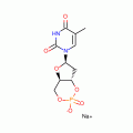 THYMIDINE 3':5'-CYCLIC MONOPHOSPHATE*SOD IUM