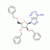 9-2-3-5-TRI-O-BENZYL-B-D-*ARABINOFURANOS YL-ADENINE
