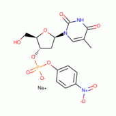 THYMIDINE-3'-PHOSPHORIC ACID 4-NITRO-PHE NYL EST. NA-SALT