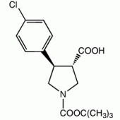 (±)-trans-N-Boc-4-(4-chlorophenyl)pyrrolidine-3-carboxylic acid, 95%