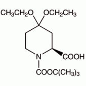 (S)-1-叔丁氧羰基-4,4-二乙氧基哌啶-2-甲酸, 98%